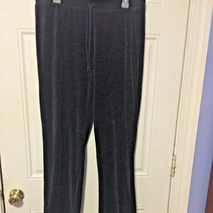 Kim Rogers Petite Large Velvet Pull On Pants